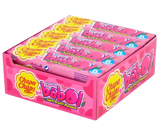 Chupa Chups Big Babol Gum Tutti Frutti