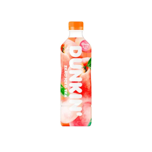 Dunkin Zero iced tea white peach