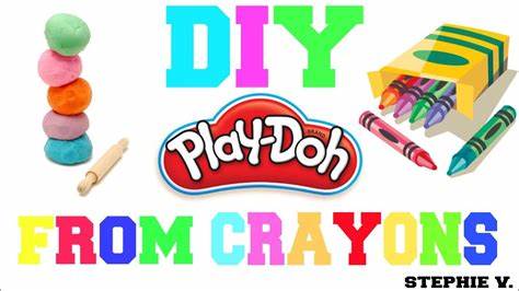 playdoh from crayons